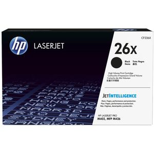 Cartucho de Tóner Hp 26X de Alta Capacidad para Impresoras Láser en Negro