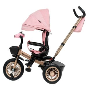Triciclo Para Bebe Asiento Giratorio De Lujo Bh Rosa