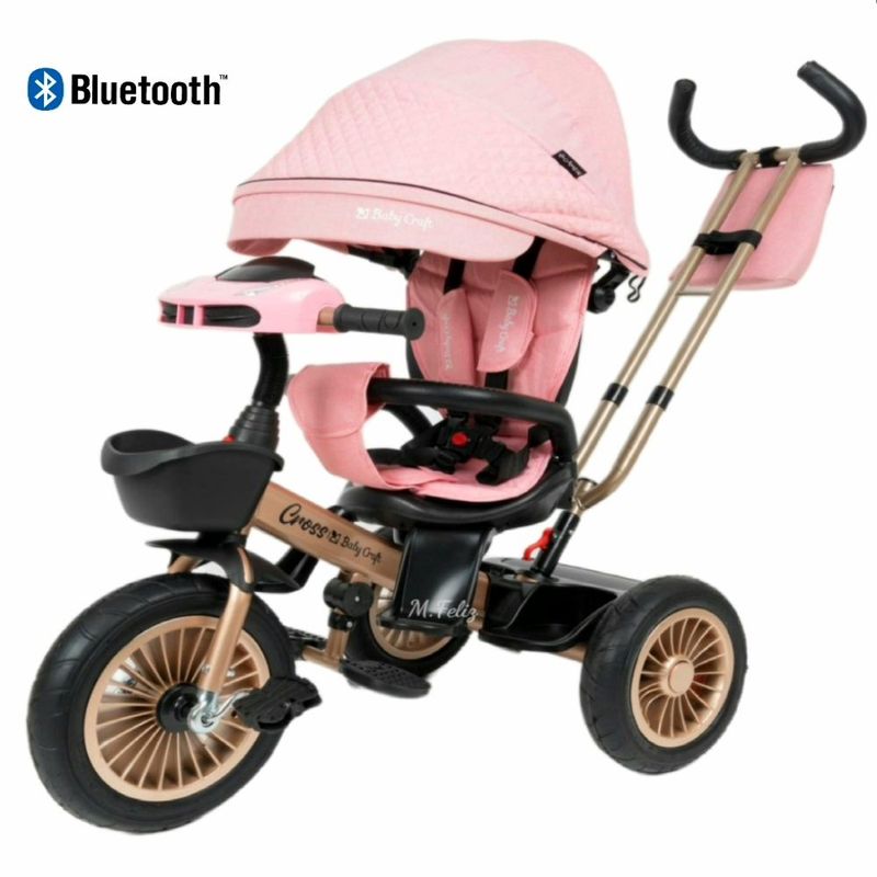 Triciclo Bebe Plegable Asiento Reclina Tiger Deluxe Promo