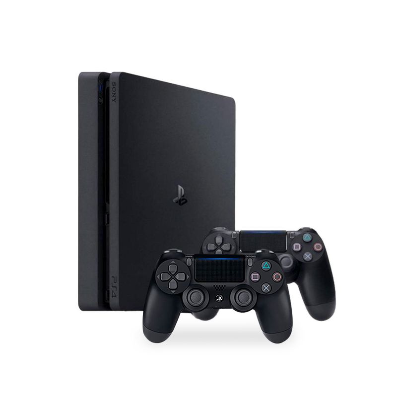 Playstation 4 sony slim 1tb con 2 mandos + GTA5 - Reacondicionada SONY