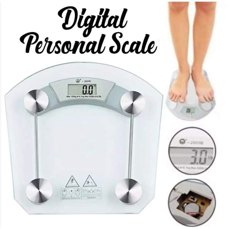  Báscula digital de baño, báscula de pesaje digital con  respuesta de alta precisión, báscula de pesaje digital de vidrio templado  para pesaje corporal : Salud y Hogar