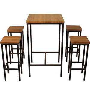 Mesa Bar + 4 Sillas Liana Ventitas Home Bellota