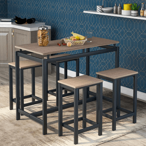 Mesa Bar + 4 Sillas Thalia Ventitas Home Bellota