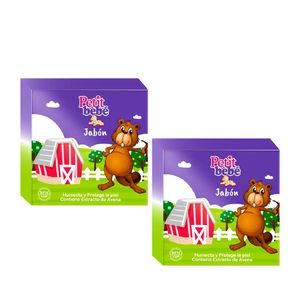 Jabón Petit Bebé x 80 Gramos 2 Unidades