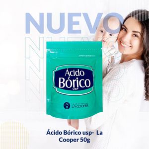 Ácido Bórico usp la Cooper x 50g 3 Unidades