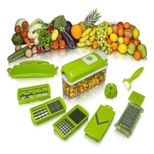 Picador Multifuncional de verduras color verde