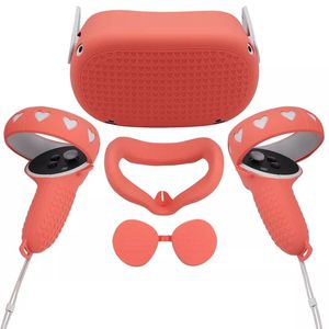 Set de Accesorios Corazon Rosado Meta Quest 2