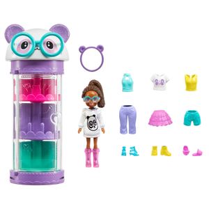 Set Polly Pocket Tubo De Moda Giratorio Panda