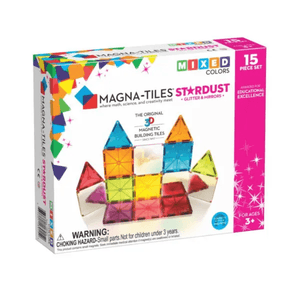 Magna Tiles Set Magnético Stardust 15 Piezas Imantadas