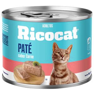 Comida para Gatos RICOCAT Adultos Carne Lata 180g