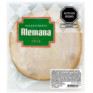 Jamón de Pehuga de Pavo Ahumado S. ALEMANA Paquete 200g