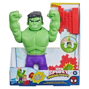 Figura de Acción Marvel Spidey and His Amazing Friends - Hulk Aplastante - Figura de 30 cm