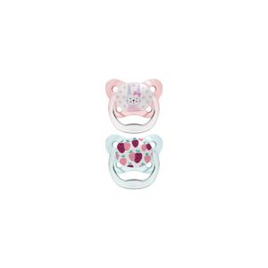 Set de 2 Chupones PreVent Modelo Conejo y Fresas
