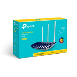 TP Link Router Inalámbrico Archer C20 AC750 Doble Banda 5 GHz 2,4GHz