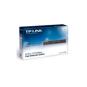TP Link Switch TL SF1016 Con 16 Puertos 10,100 Mbps Para Rack