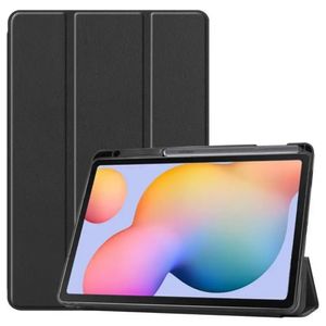 Funda Smart Cover con Porta Lapiz para Tablet Samsung A8 10,5" SM-X200/X205 Negro