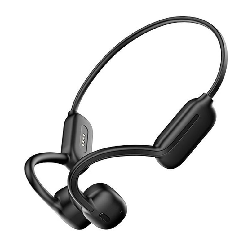 Auriculares inalámbricos de conducción ósea, cascos impermeables IPX8,  deportivos, para natación, 32G, MP3, Bluetooth 5,3, con micrófono, gancho  para