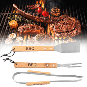 Set Parrillero BBQ - Madera