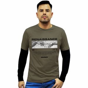 Polo Manga Larga Hombre Harry Elenex Marrón