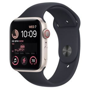 Apple Watch SE 44mm GPS + Celular Media Noche Talla S/M