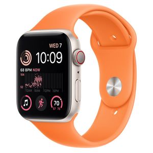 Apple Watch SE 44mm GPS + Celular Naranja Brillante Talla S/M