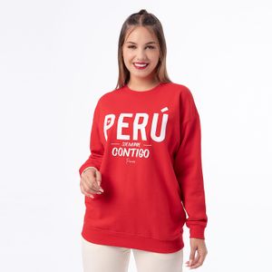 Polera Contigo Peru Franela Mujer