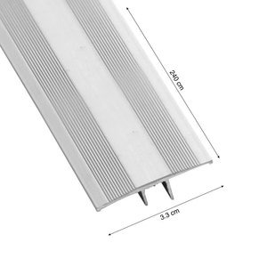 Guía de compensación Aluminio Mate 240cm Guía De Compensación Aluminio Mate 240 Cm
