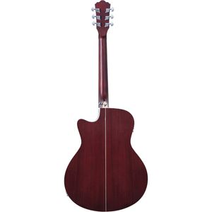 Guitarra Acústica Eléctrica Washburn Deep Forest Burl Ace Degradado Ámbar