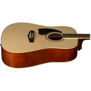 Guitarra Acústica Ibanez Pf15 Pf Performance Series Natural para Zurdos