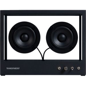 Altavoz Bluetooth Transparente Pequeño Negro de Marca Transparent