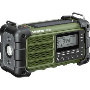 Radio Altavoz Bluetooth Exterior Sangean Mmr 99 Fcc 3 Vías con Alimentación Am Fm Bluetooth Verde B