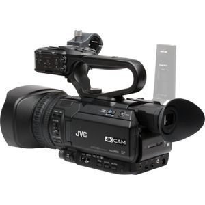 Cámara de Video Jvc Gy Hm250 Uhd 4K para Streaming con Gráficos Incorporados de Tercios Inferiores