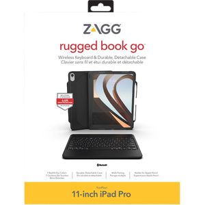 Teclado Zagg Rugged Book Go para Apple Ipad Pro de 11 Negro