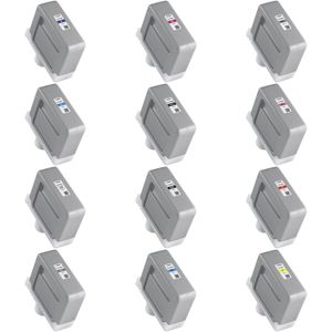 Kit de Tinta Canon Pfi 1300 de 11 Colores con Optimizador de Croma Plus 330Ml