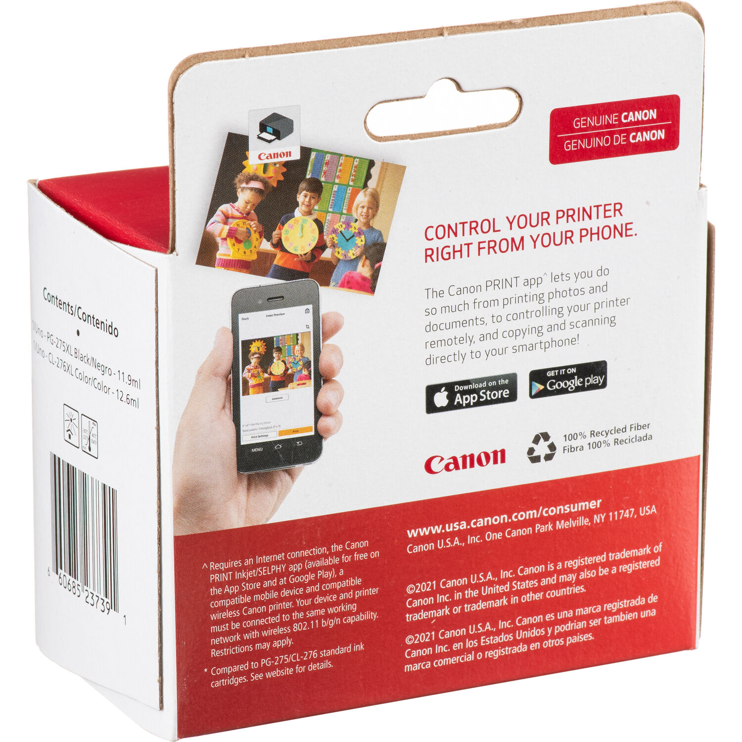 2Pack Ink Compatible With Canon PG-275XL CL-276XL PIXMA TR4720 - Foto 4