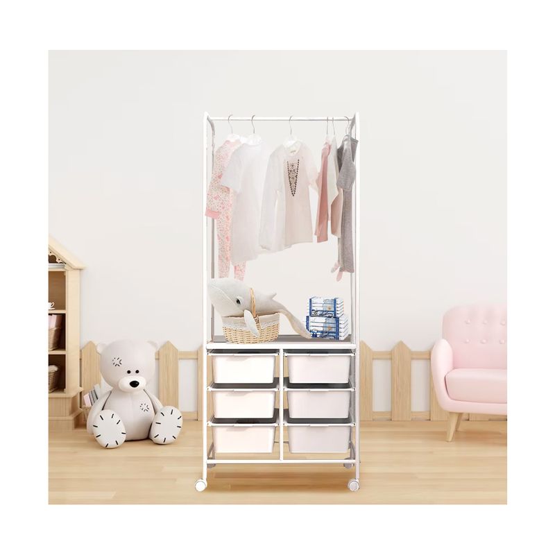 Mueble Estante Organizador Ropa Pañales Para Bebe Multiuso