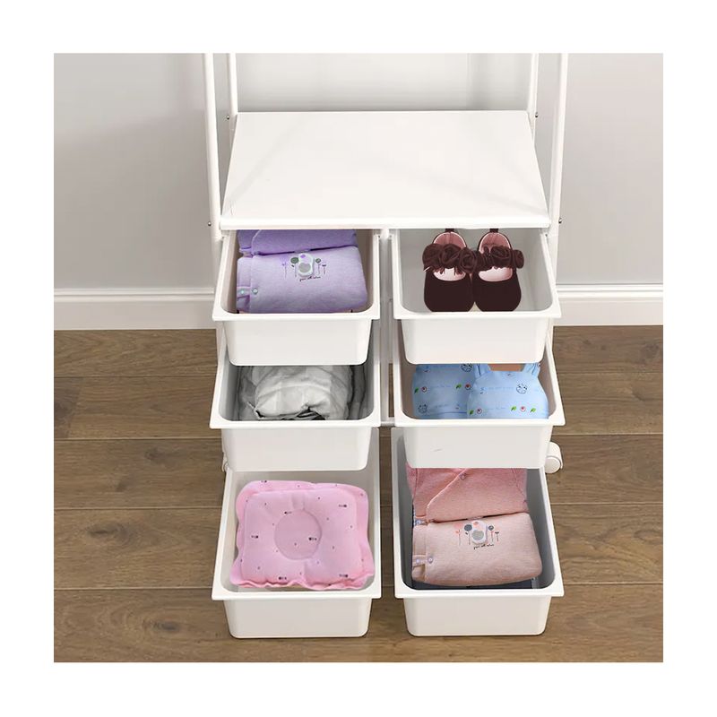 Mueble Estante Organizador Ropa Pañales Para Bebe Multiuso