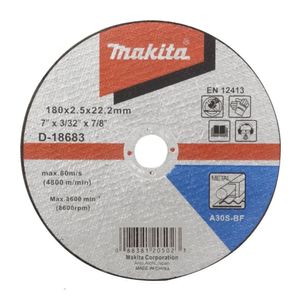 Disco Abrasivo de Corte 7" x 2.5 mm A30S P/ Metal Makita D-18683