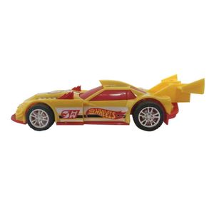 Carro Hot Wheels Pullback 13Cm Amarillo