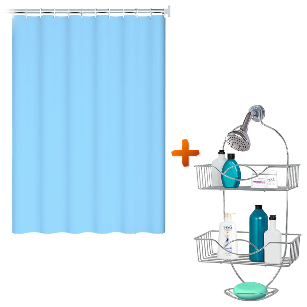 Organizador Colgante de Ducha Y Cortina de Baño Moderna U11 CL - Real Plaza