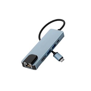 Adaptador HUB USB Seisa BYL-2007 TIPO C 5 EN 1