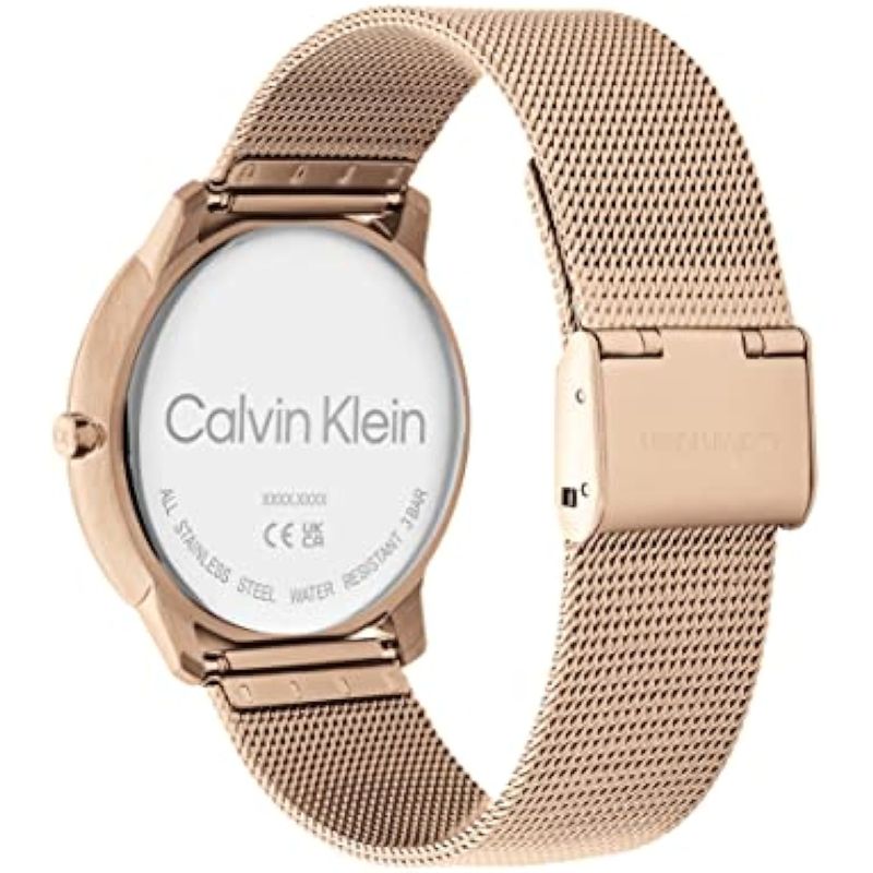 Reloj de Lujo Calvin Klein 25200029 para Mujer en Oro Rosa Real