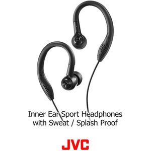 Auricular Deportivo con Clip para Auriculares Ha-Ec10B Jvc Unisex en Negro