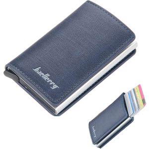 Billetera Hombre RFID de Cuero con Tarjetero Billetera Baellerry - Azul