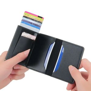 Billetera Hombre RFID de Cuero con Tarjetero Billetera Baellerry - Azul