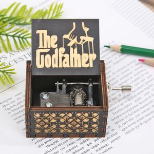 Caja Musical El Padrino The GodFather - Negro
