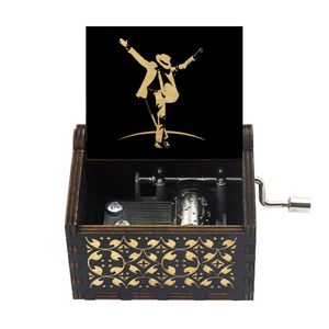 Cajita Musical Michael Jackson Earth Song Banda Rock Regalo de Cumpleaños - Color Negro