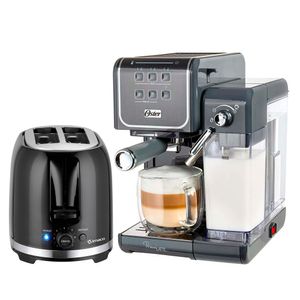 Cafetera Oster PrimaLatte Touch BVSTEM6801M Tostadora Imaco