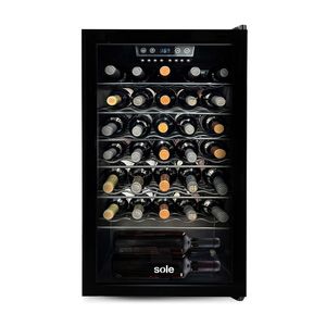 Cava de Vinos Sole SOLVIN011 33 Botellas Negro