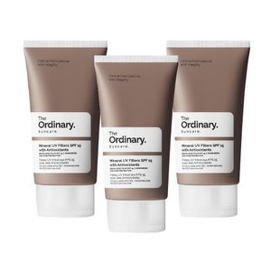Mineral UV Filters SPF 15 Antioxidants The Ordinary 50ml 3 Unidades